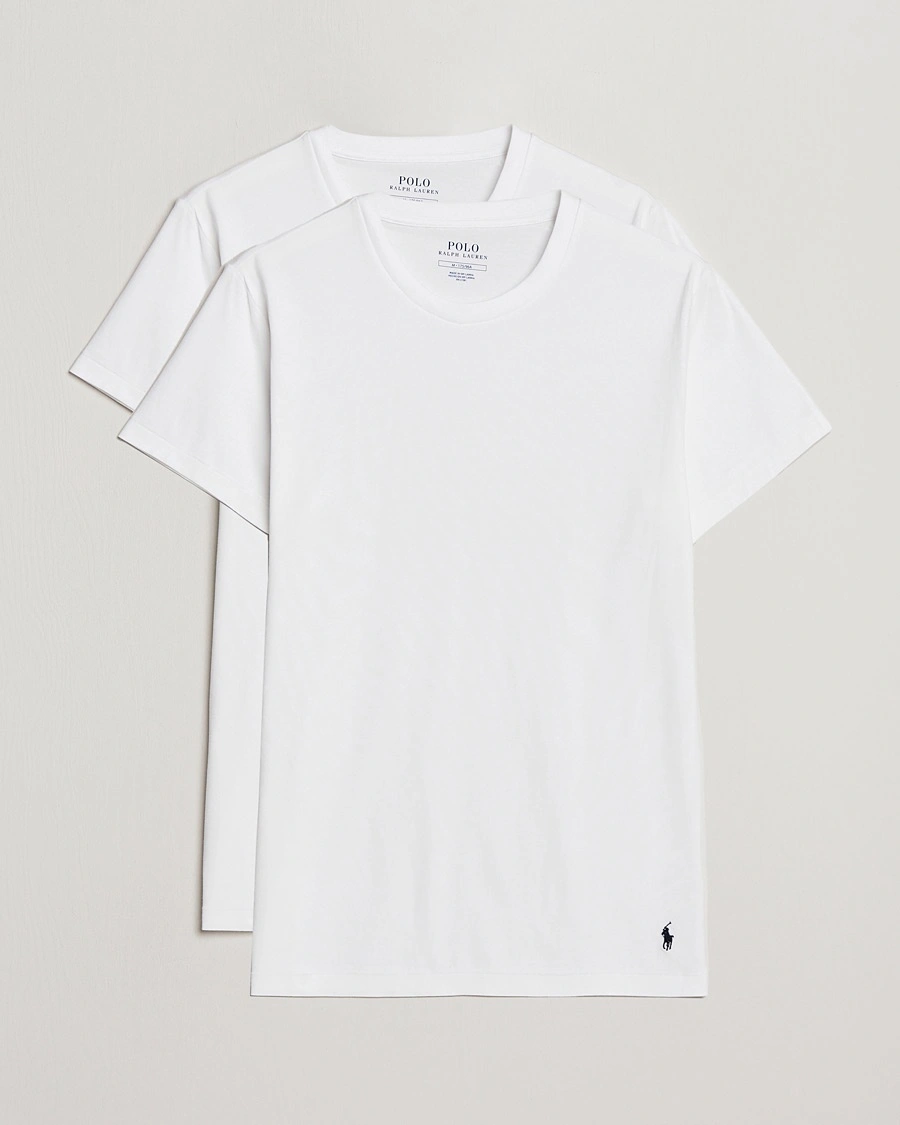 Polo Ralph Lauren 2-Pack Cotton Stretch T-Shirt White – Bianco