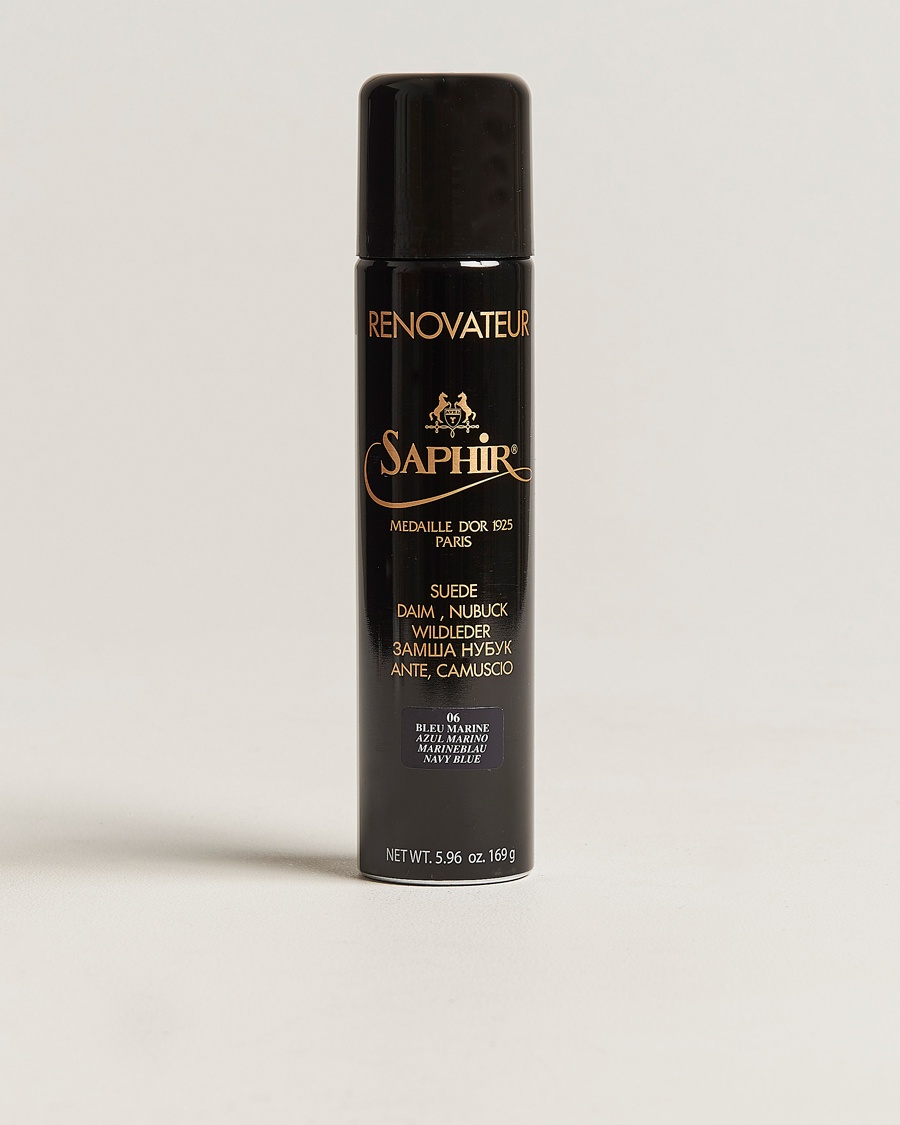 Saphir Medaille d'Or Renovateur Suede 250 ml Spray Navy Blue – Blu