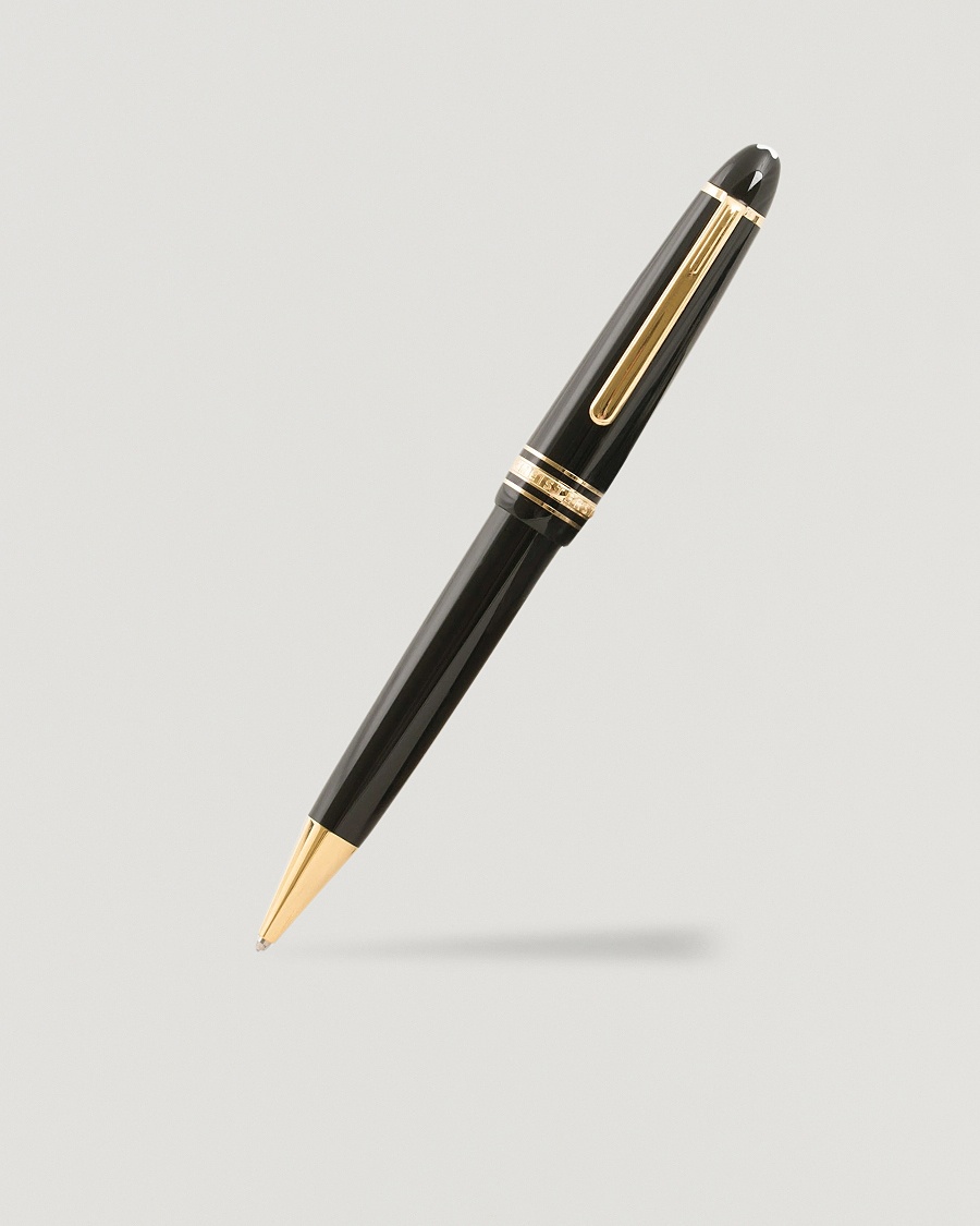 Montblanc 161 Meisterstück Ballpoint LeGrand Pen Black/Yellow Gold – Nero