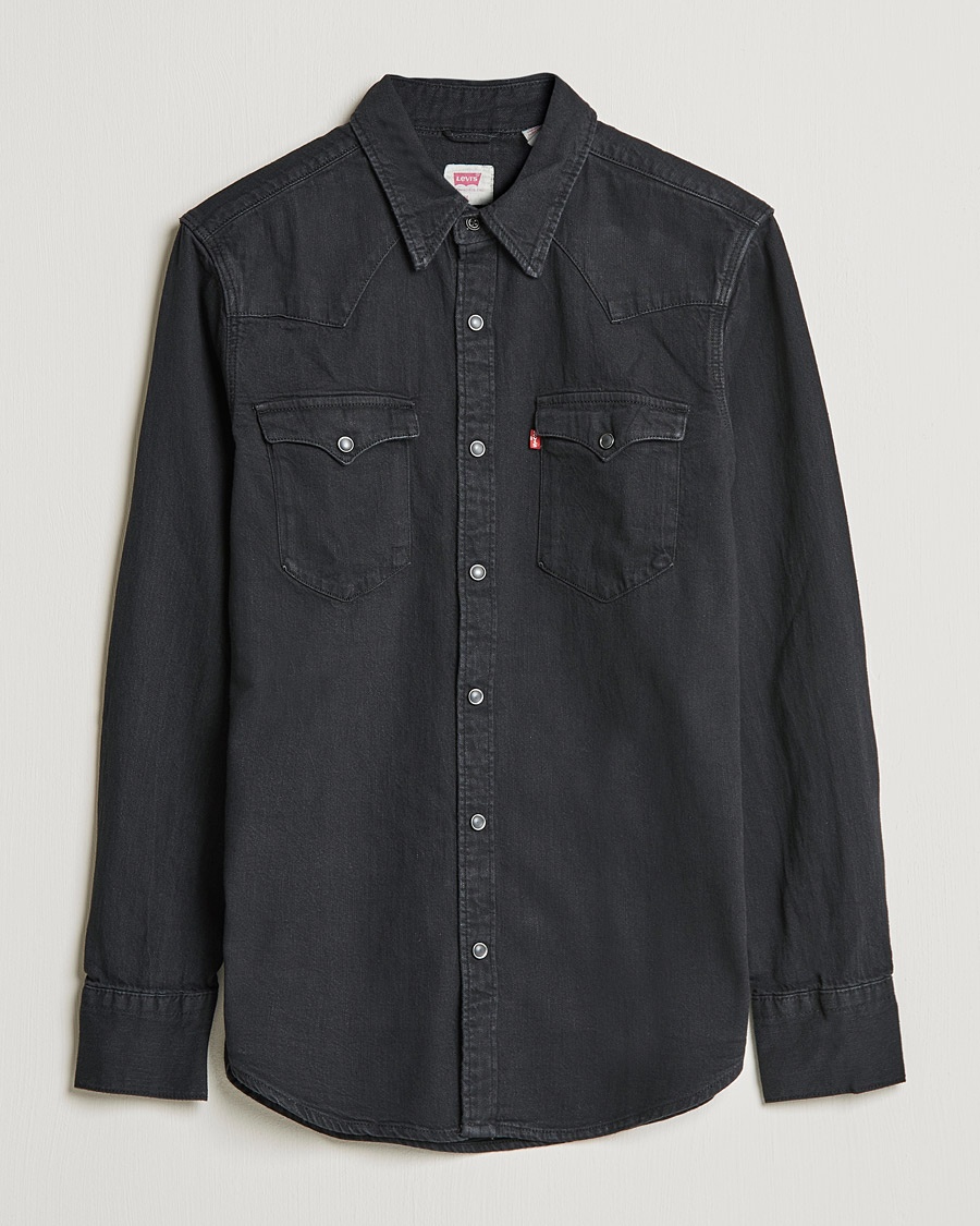 Levi's Barstow Western Standard Shirt Marble Black – Nero