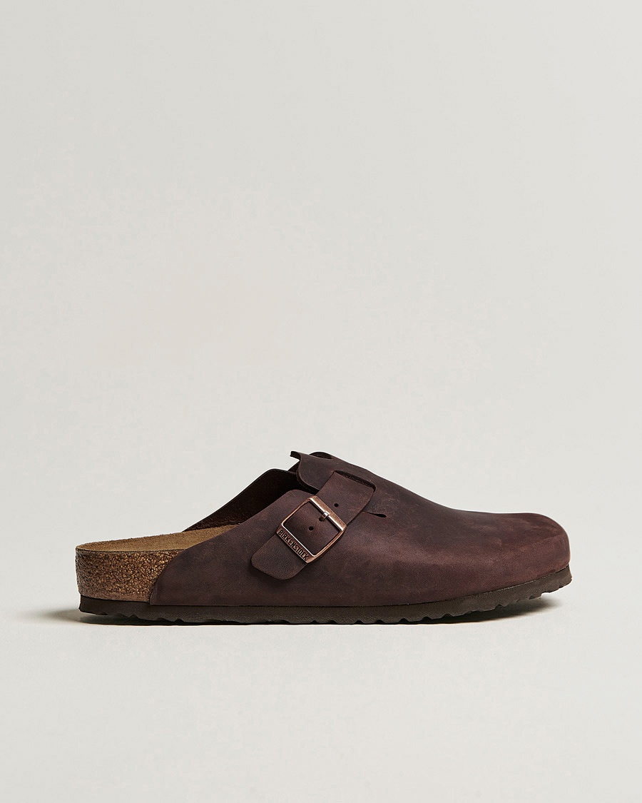 BIRKENSTOCK Boston Classic Footbed Habana Oiled Leather – Marrone