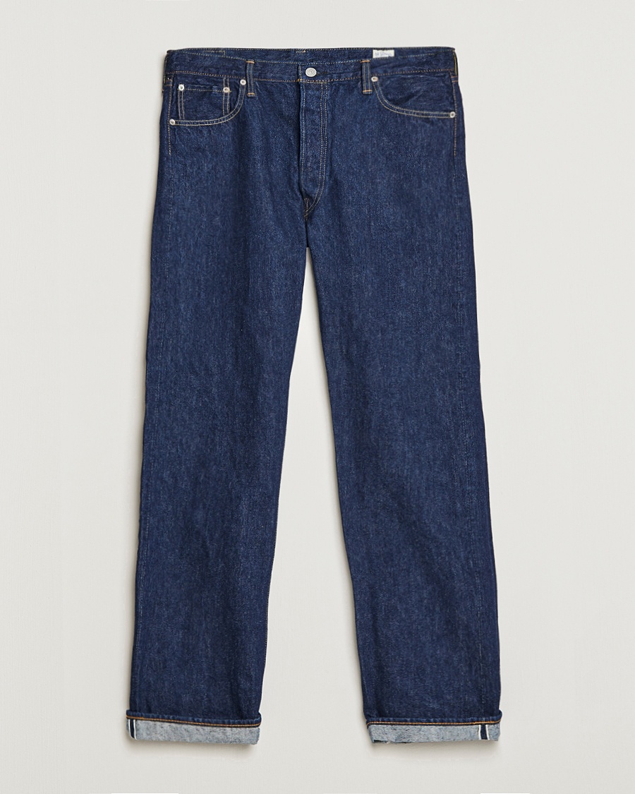 orSlow Straight Fit 105 Selvedge Jeans One Wash – Blu
