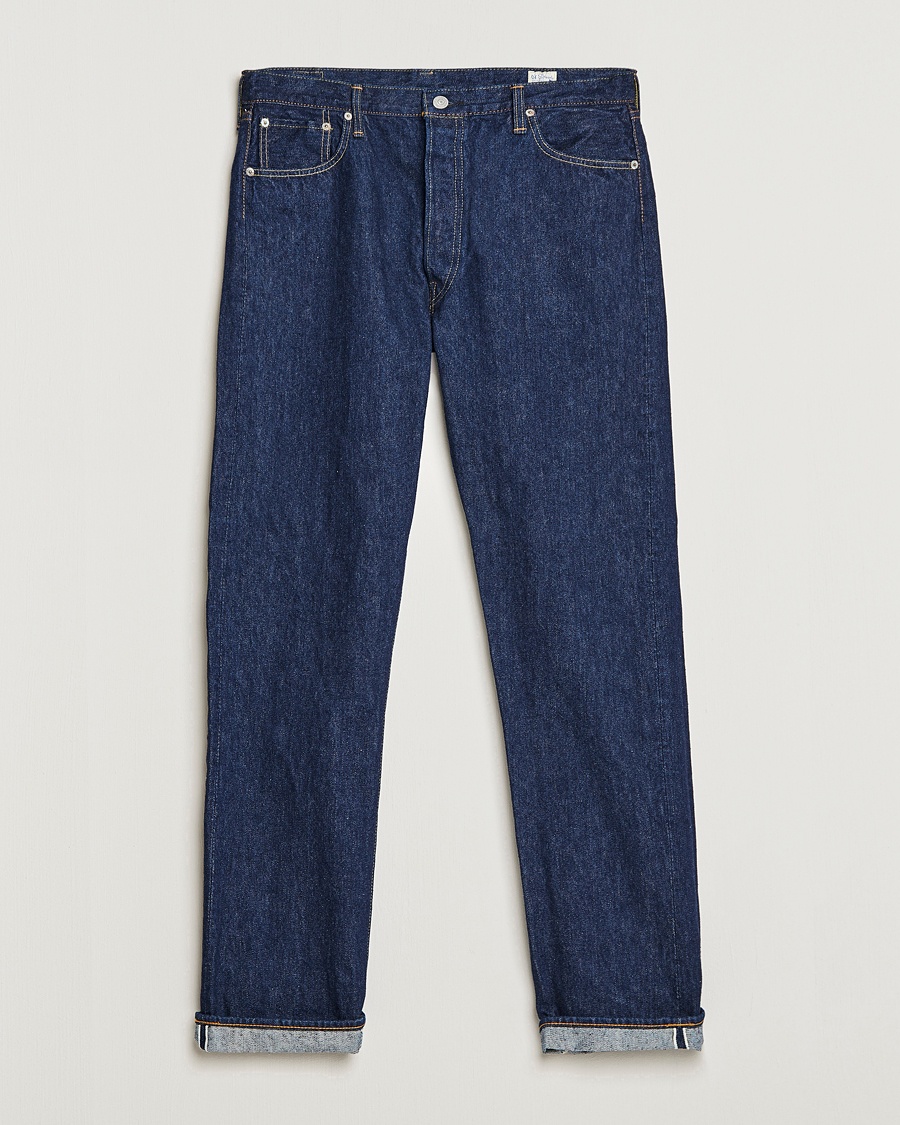 orSlow Tapered Fit 107 Selvedge Jeans One Wash – Blu