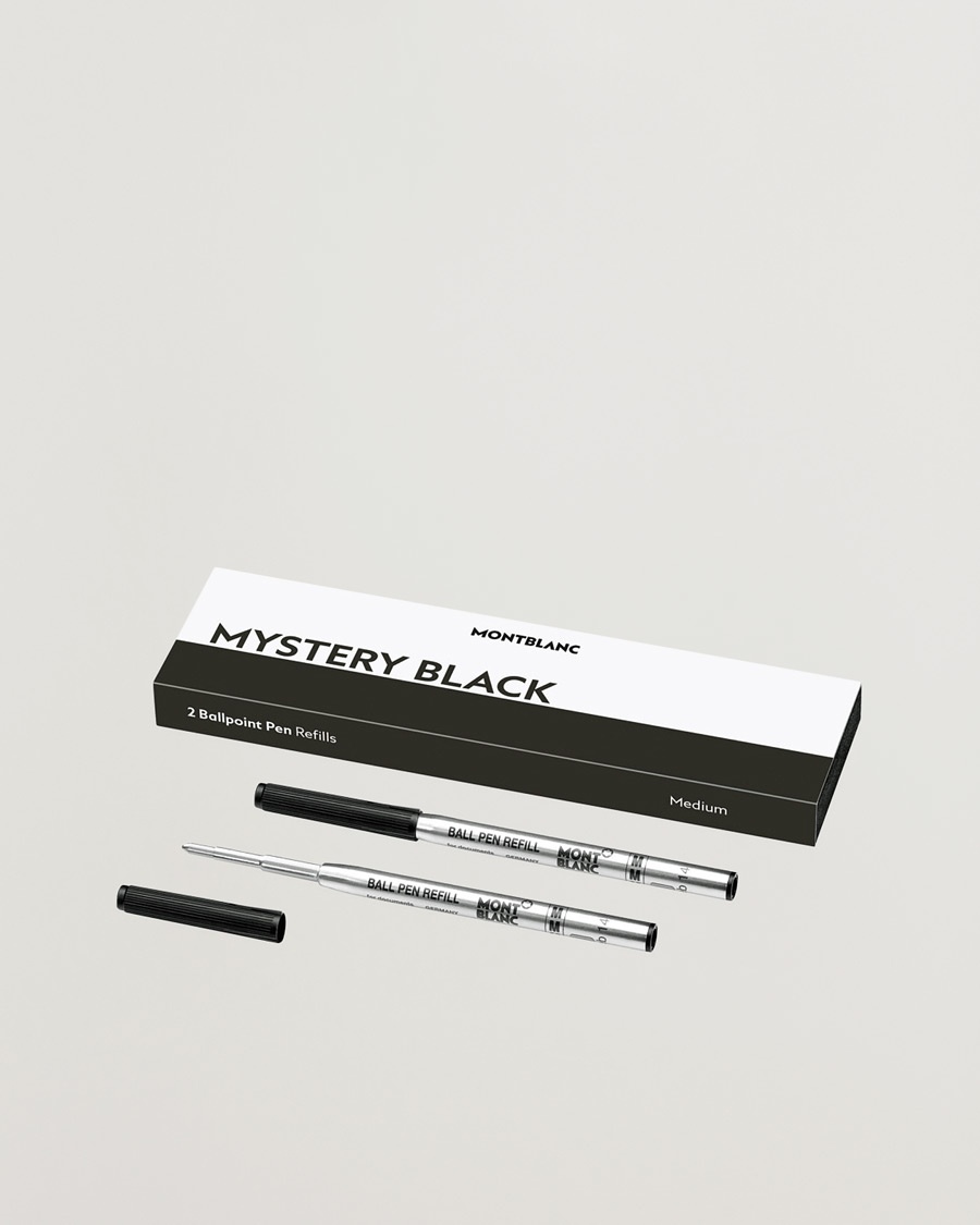 Montblanc 2 Ballpoint Pen Refills Mystery Black – Nero