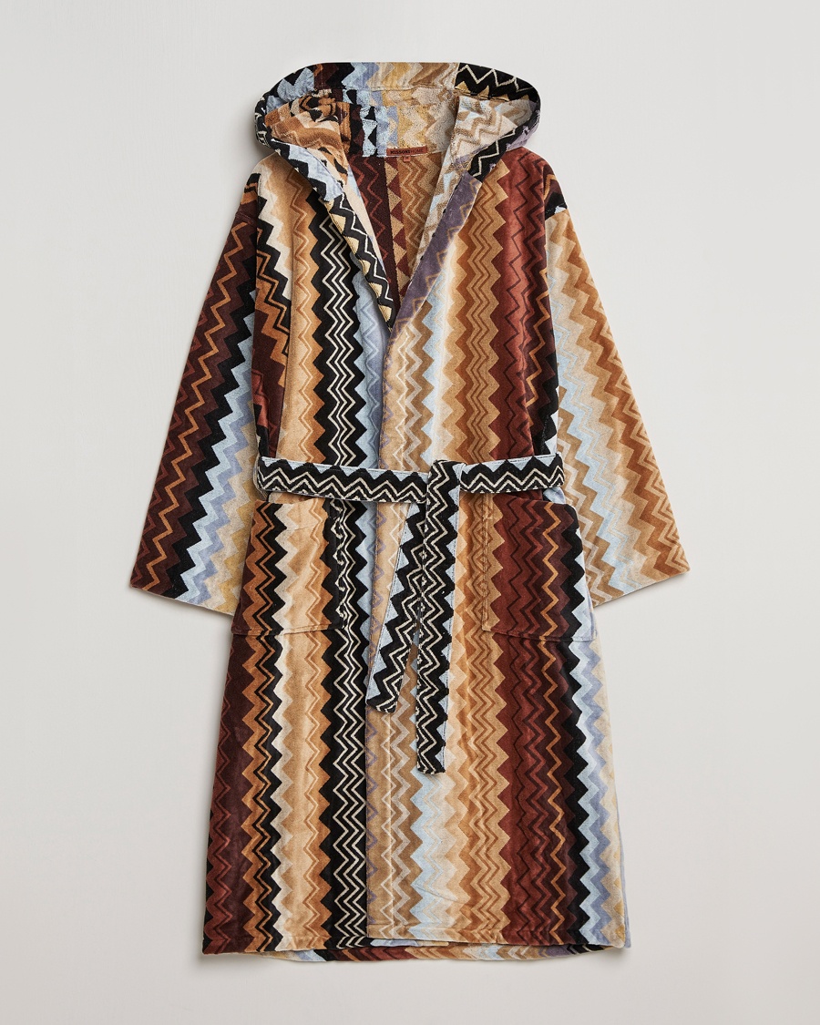 Missoni Home Giacomo Bathrobe Multicolor – Blu
