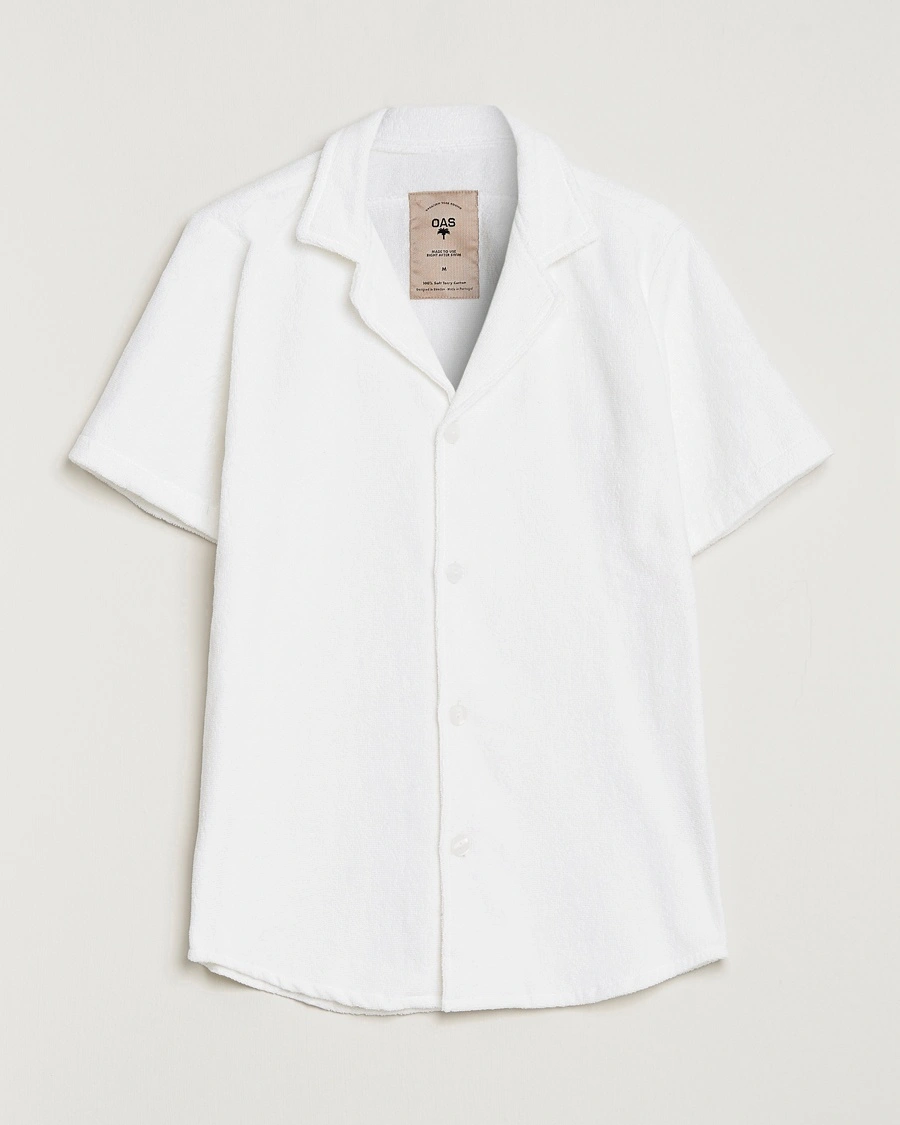 OAS Terry Cuba Short Sleeve Shirt White – Bianco
