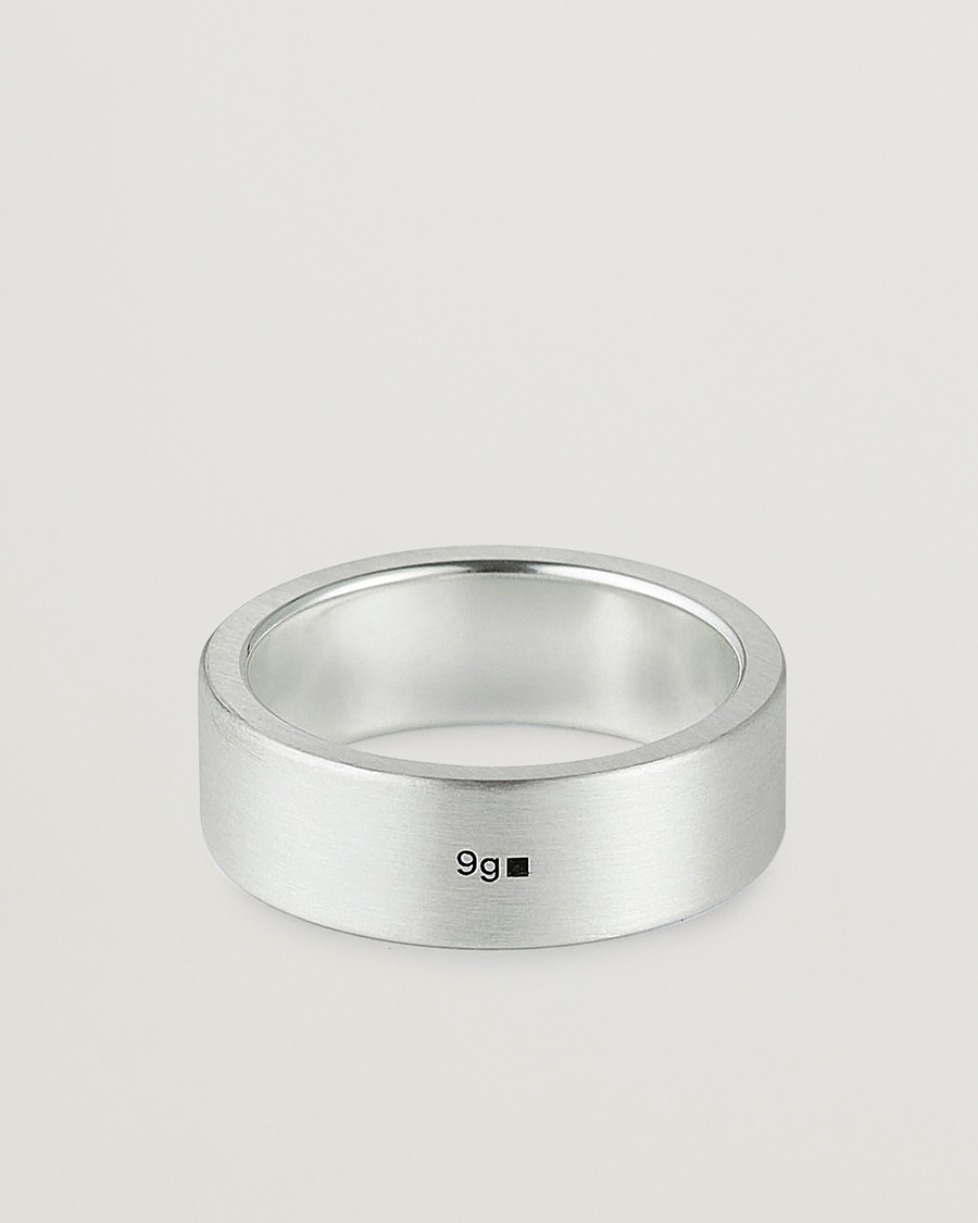 LE GRAMME Ribbon Brushed Ring Sterling Silver – Argento