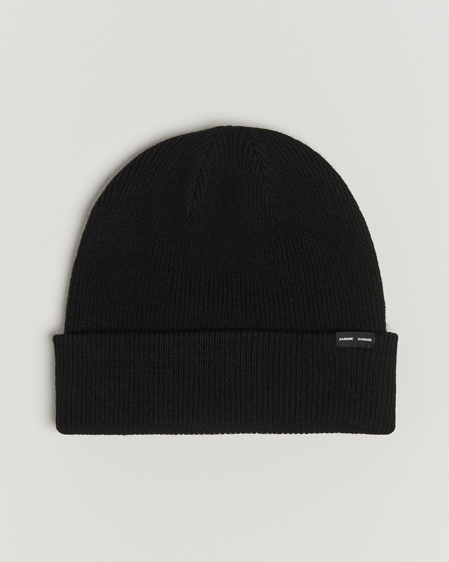 Samsøe Samsøe The Wool Beanie Black – Nero