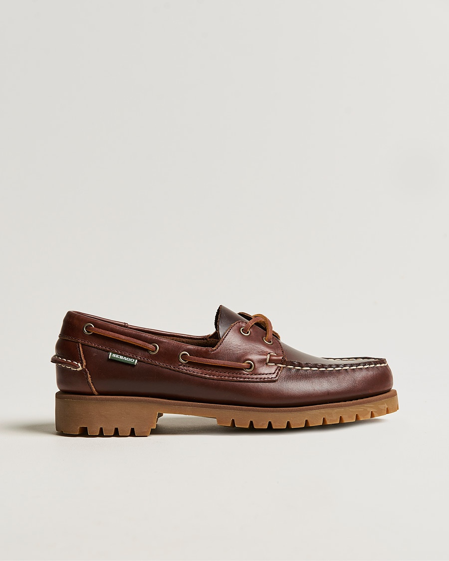 Sebago Ranger Waxy Leather Loafer Brown Gum – Marrone