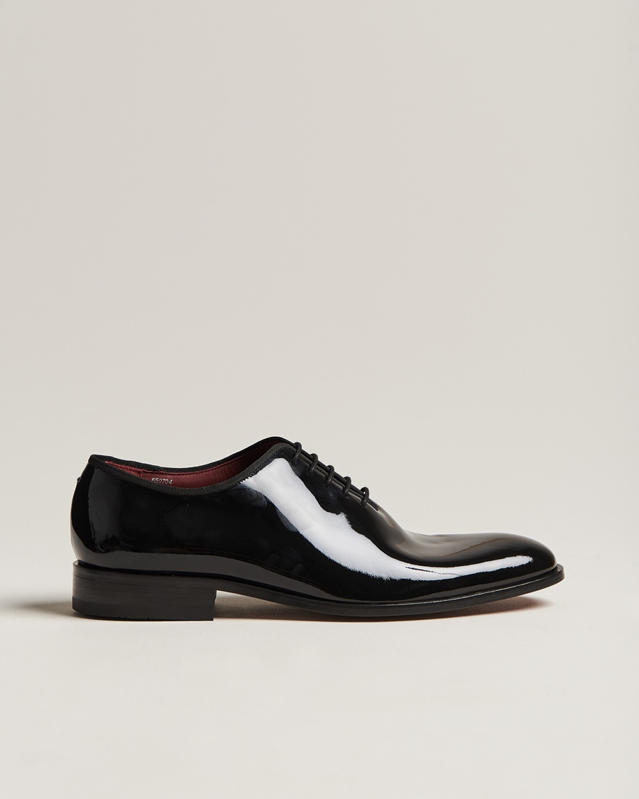 Loake Shoemakers Regal Patent Wholecut Black – Nero