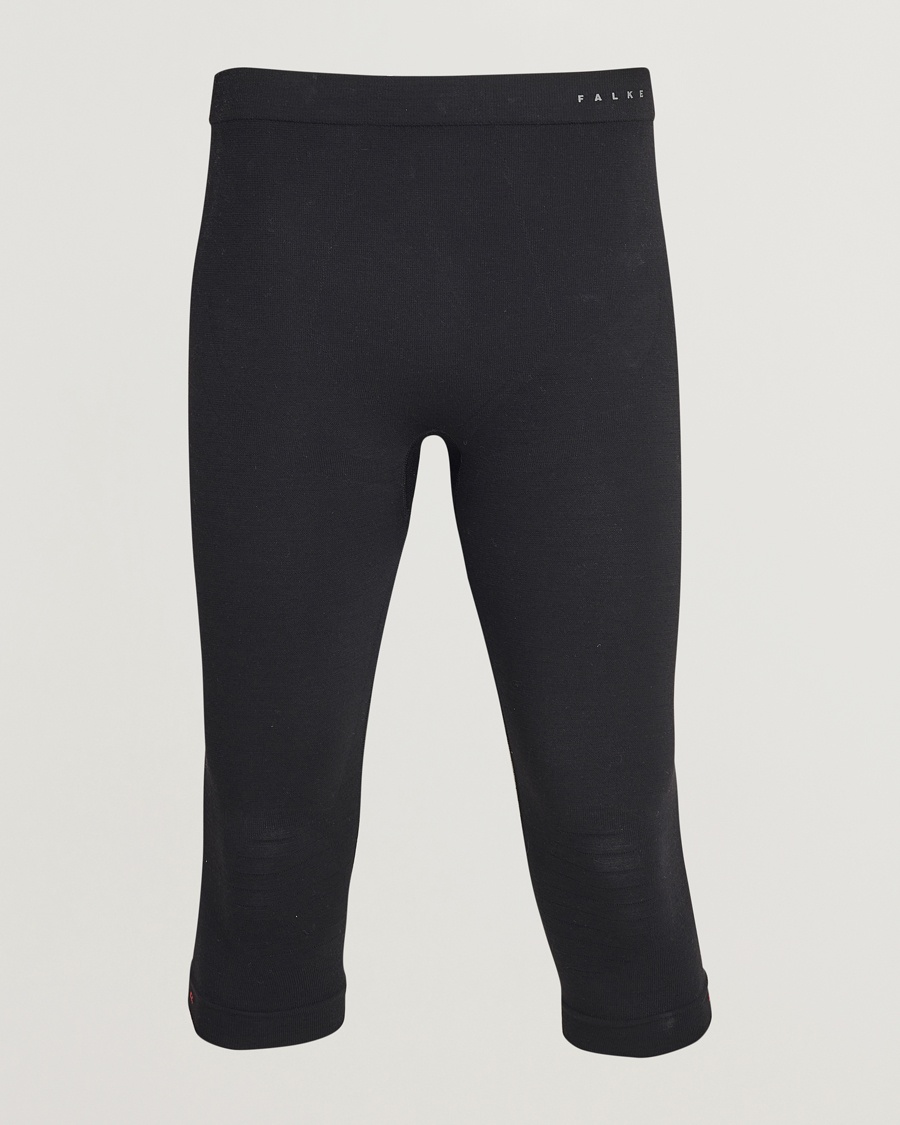 Falke Sport 3/4 Tights Wool Tech Light Black – Nero