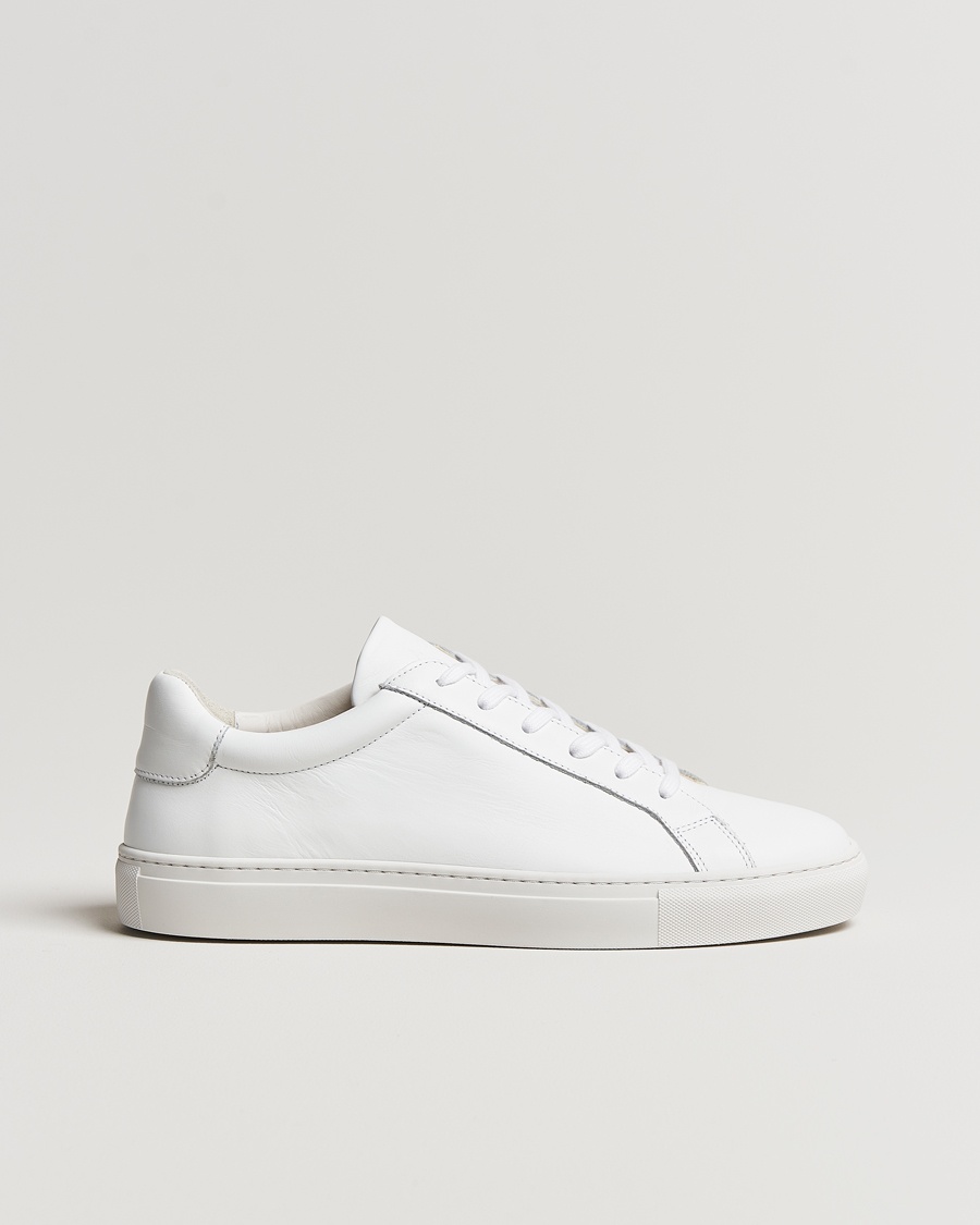 A Day's March Leather Marching Sneaker White – Bianco
