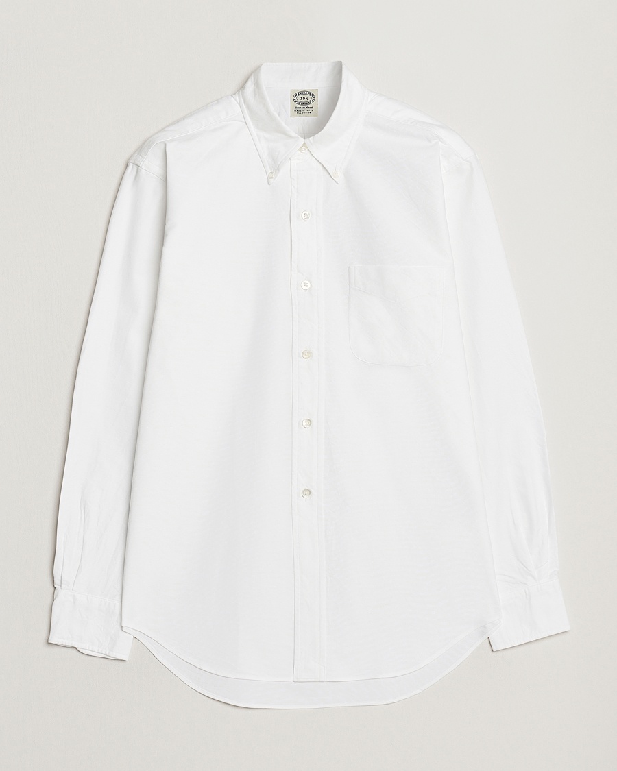 Kamakura Shirts Vintage Ivy Oxford Button Down Shirt White – Bianco