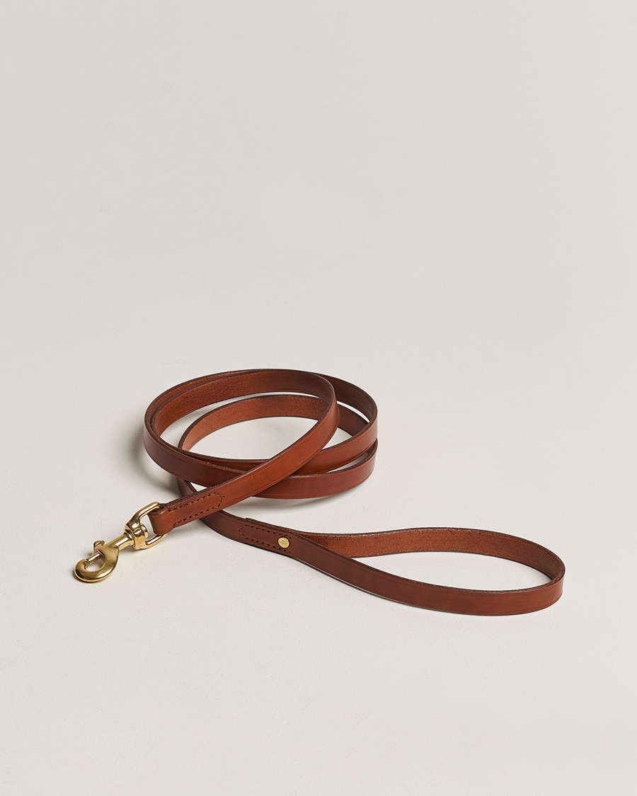 Tärnsjö Garveri Leather Dog Leash Light Brown – Marrone