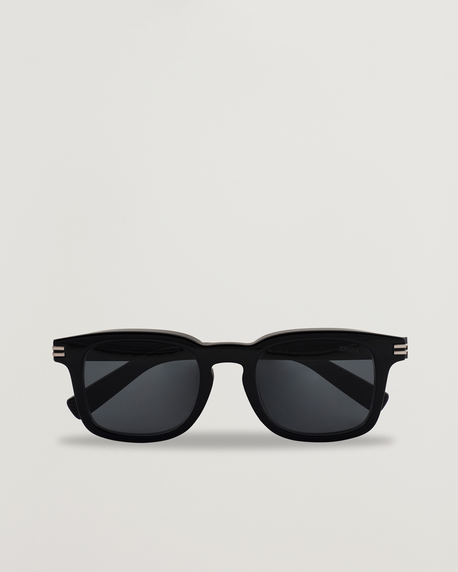 Zegna EZ0230 Sunglasses Black/Smoke – Nero