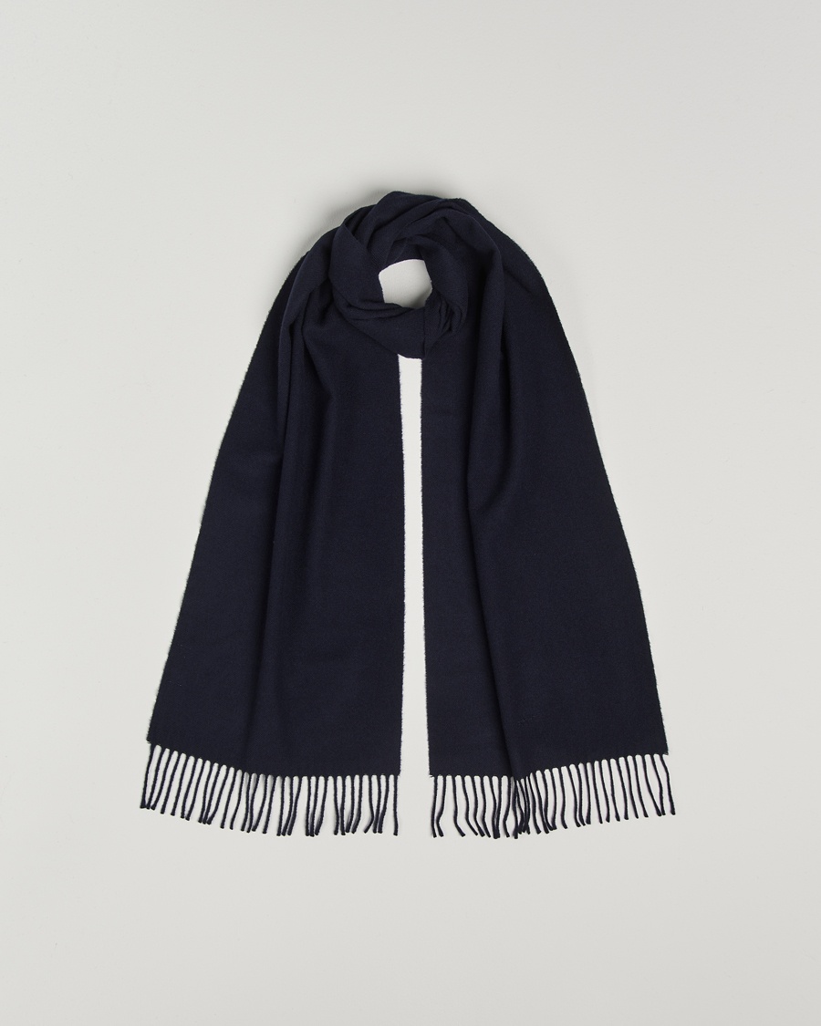 GANT Wool Scarf Evening Blue – Blu