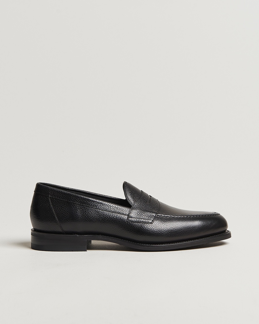 Loake 1880 Imperial Grained Penny Loafer Black – Nero