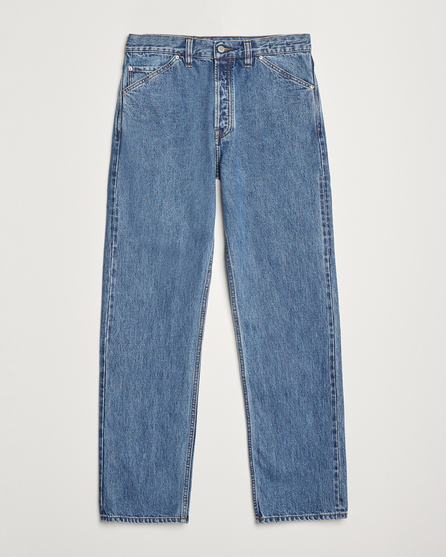 Drake's 5-Pocket Japanese Selvedge Jeans Bleach – Blu