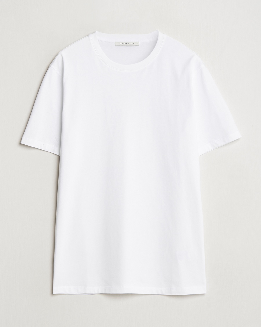 A Day's March Midweight T-Shirt White – Bianco