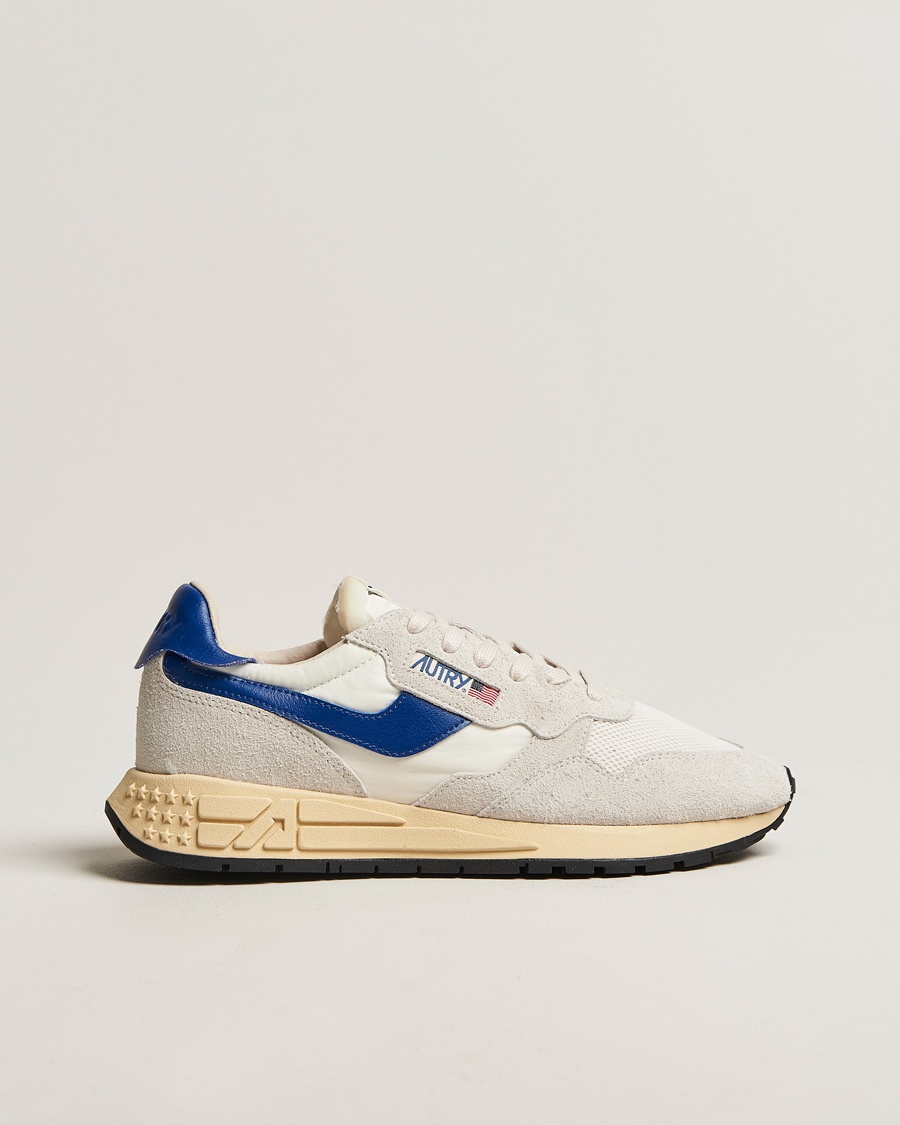 Autry Reelwind Running Sneaker White/Navy – Bianco