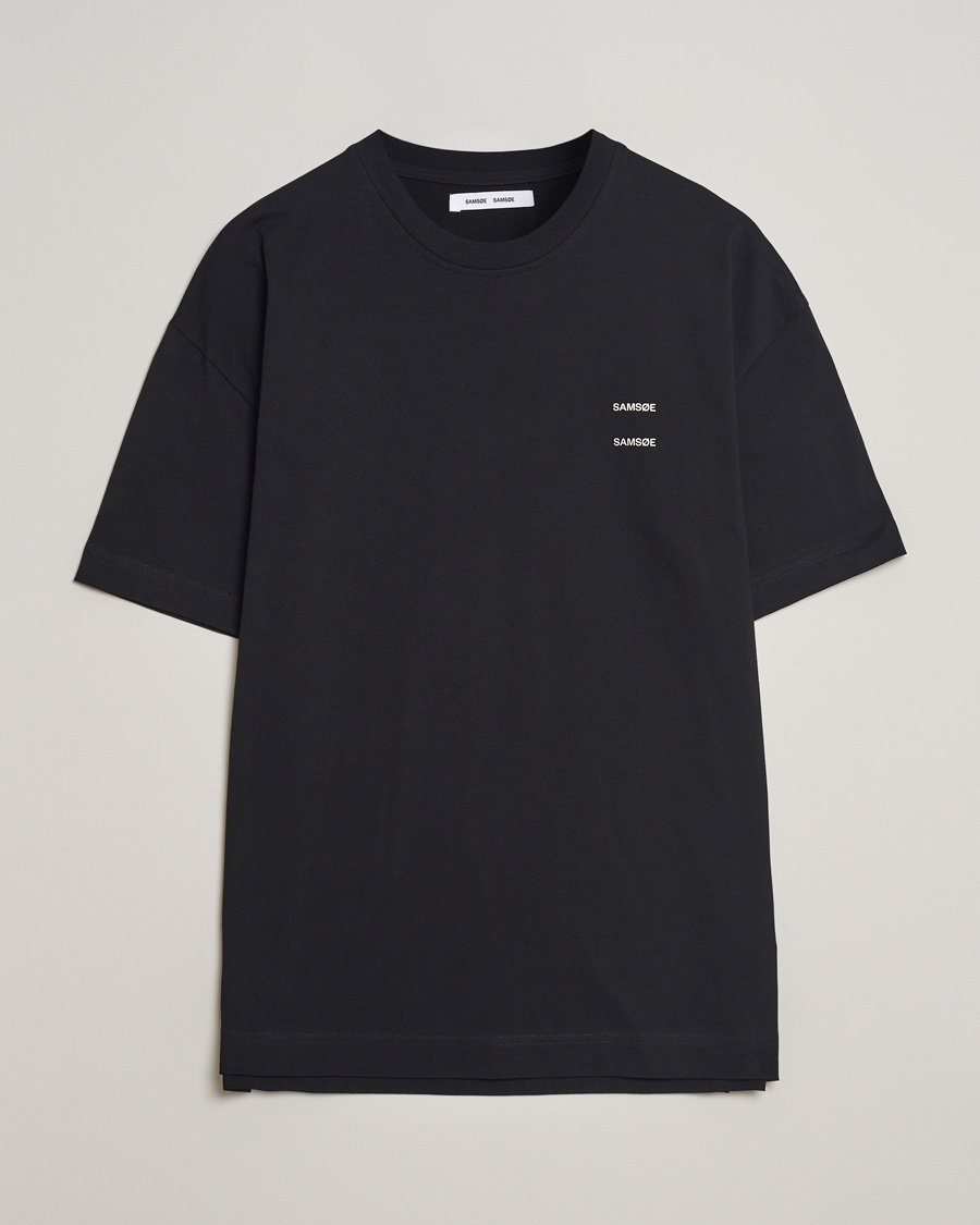 Samsøe Samsøe Joel Organic Cotton T-Shirt Black – Nero