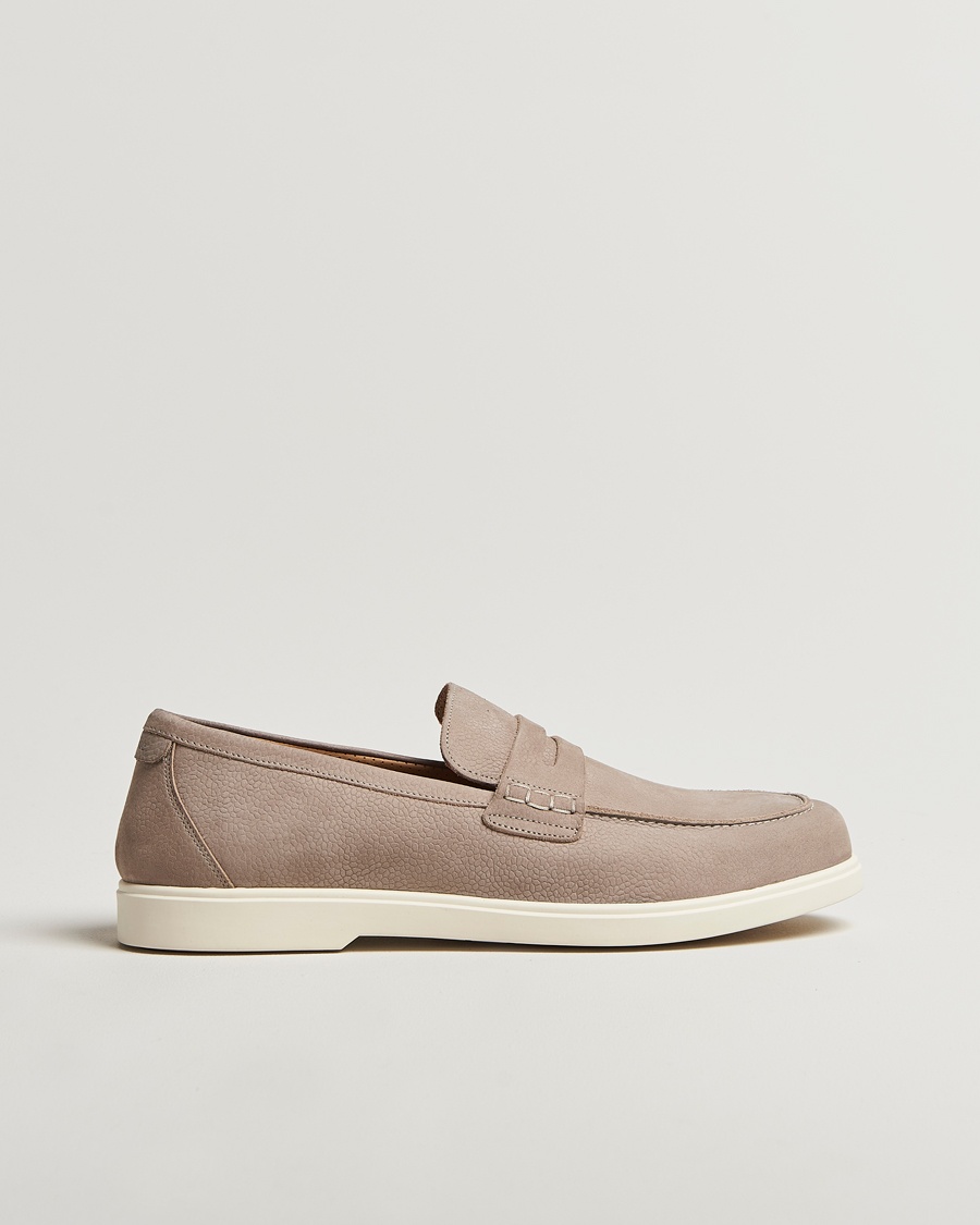 Loake 1880 Como Nubuck Loafers Grey – Grigio
