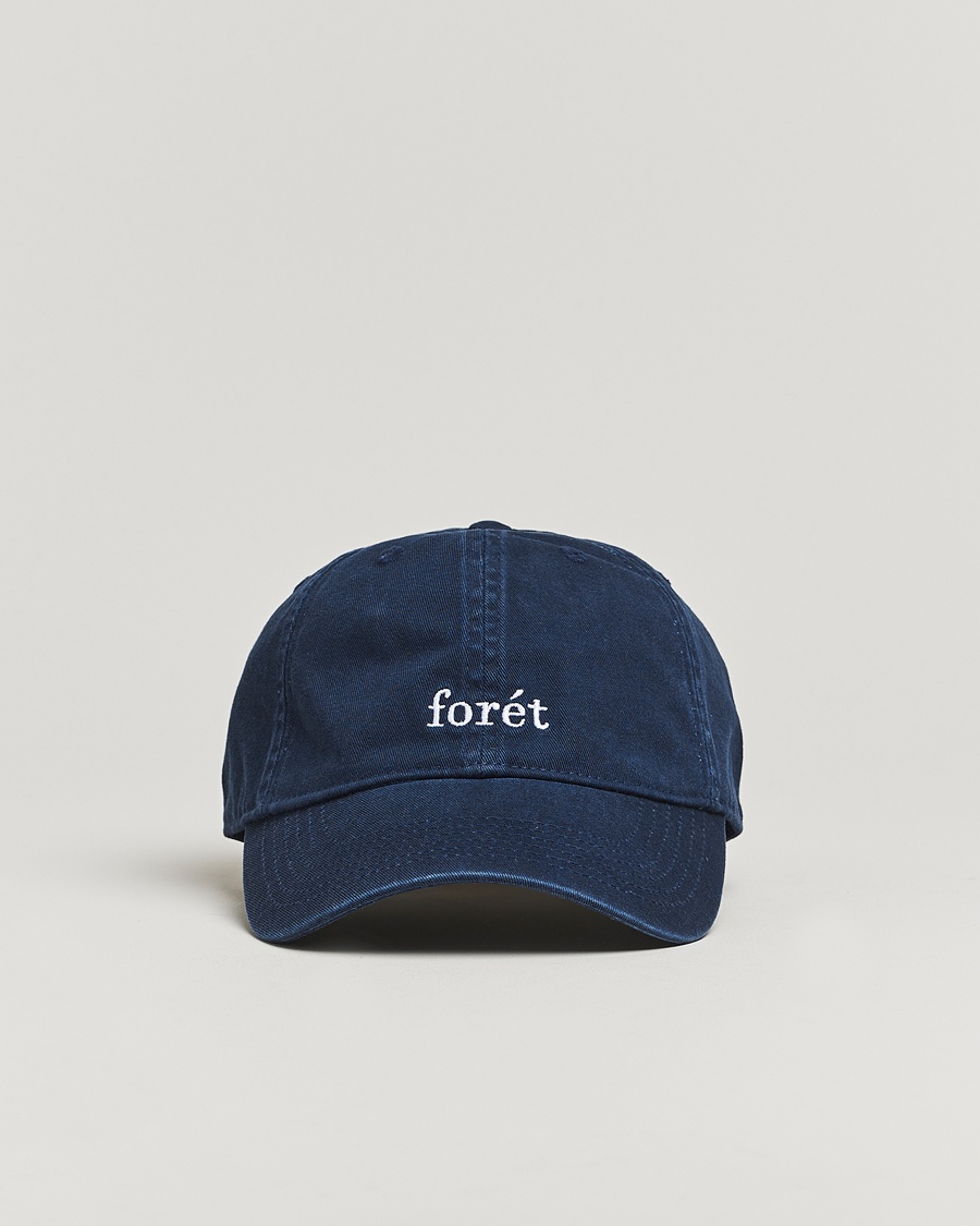 Forét Hawk Washed Cap Navy – Blu