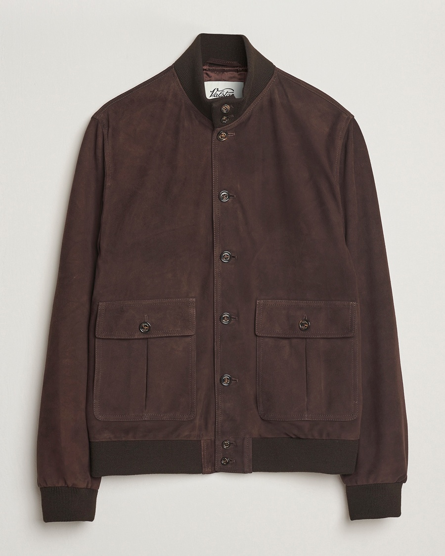 Valstar Valstarino Suede Jacket Dark Brown – Marrone