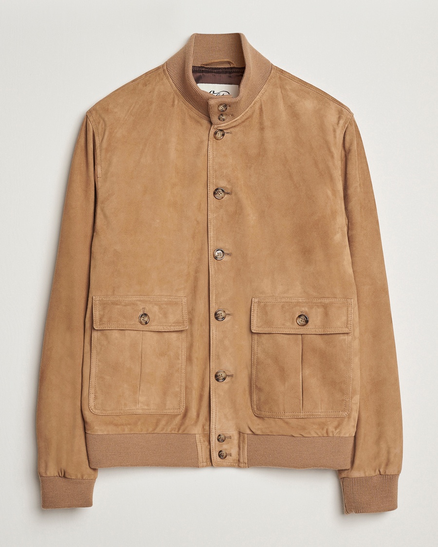 Valstar Valstarino Suede Jacket Arachide – Beige
