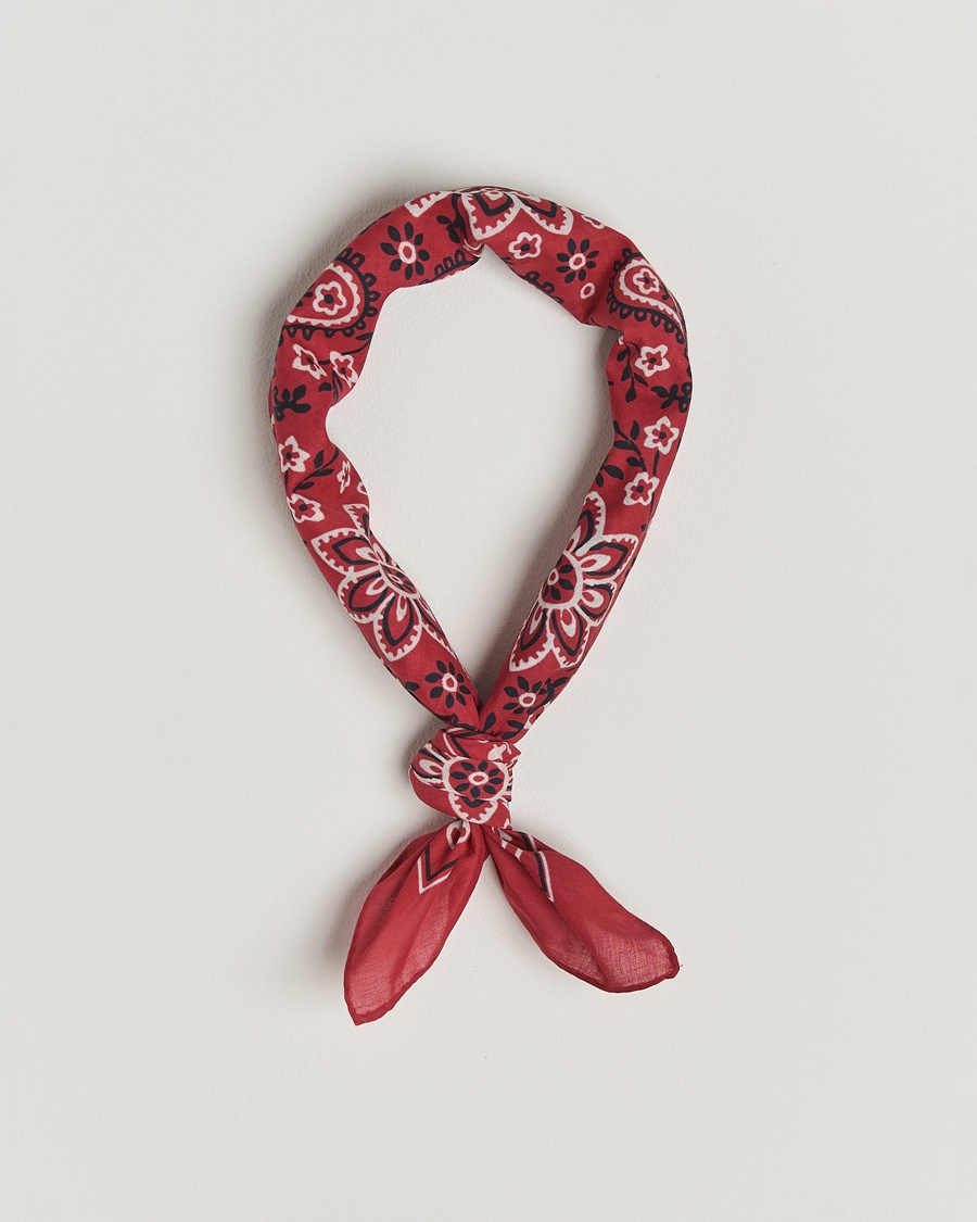 Drake's Drake'sClassic Paisley BandanaRed – Rosso