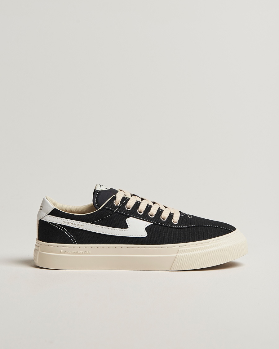 Stepney Workers Club Dellow S-Strike Cupsole Canvas Sneaker Black/White – Nero
