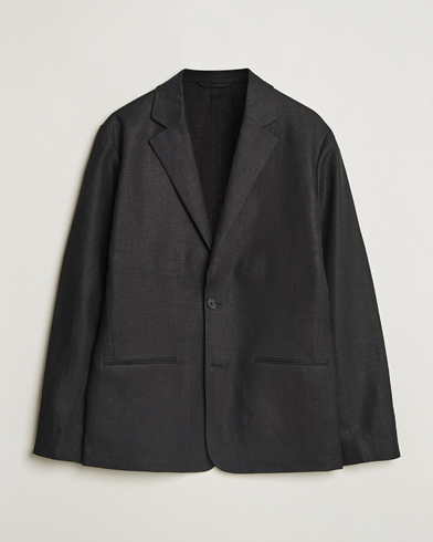 NN07 Timo Linen Blazer Black – Nero