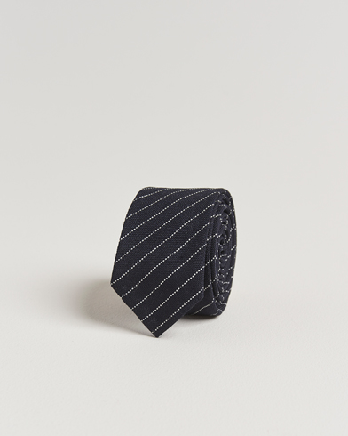 Thom Browne Pinstripe Wool Tie Navy – Blu