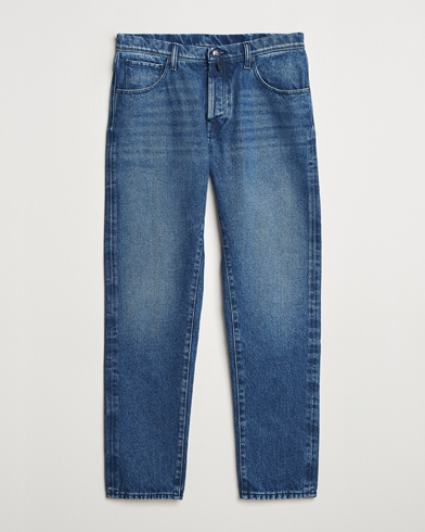 Incotex 5-Pocket Stretch Denim Dark Wash – Blu
