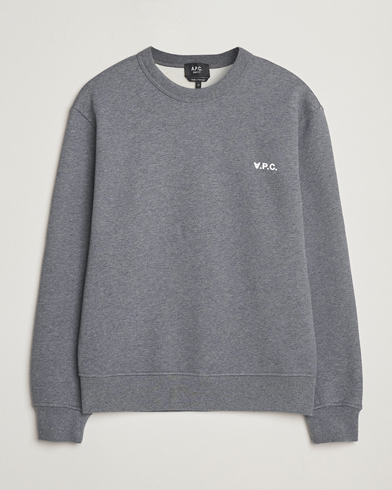 A.P.C. Boxy Fit Petit VPC Sweatshirt Anthracite/White – Grigio