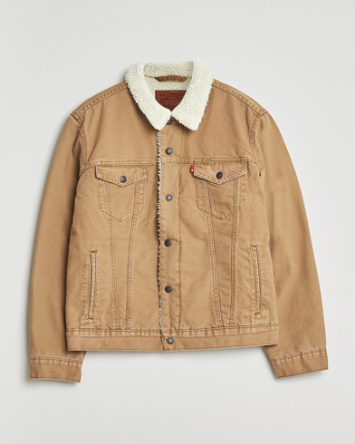 Levi's Type 3 Sherpa Trucker Ermine Brown – Marrone