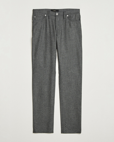 Brioni 5-Pocket Flannel Pants Grey Melange – Grigio