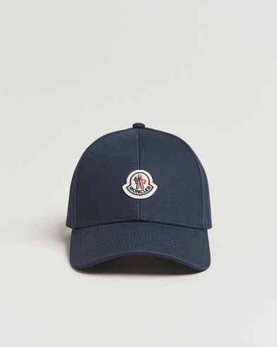 Moncler Logo Baseball Cap Navy – Blu