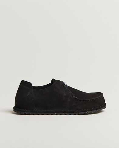 BIRKENSTOCK Utti Lace Suede Loafer Black – Nero