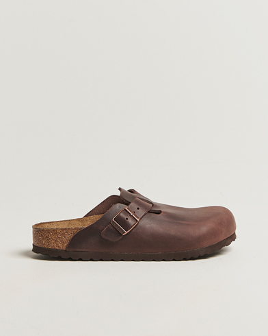 BIRKENSTOCK Woman Boston Classic Footbed Habana Oiled Leather – Marrone