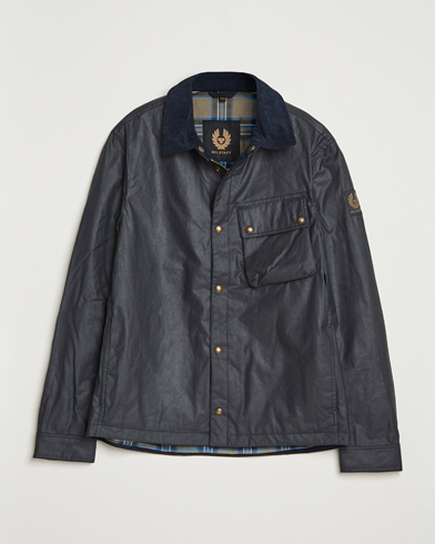 Belstaff Ground Wax Jacket Dark Navy – Blu