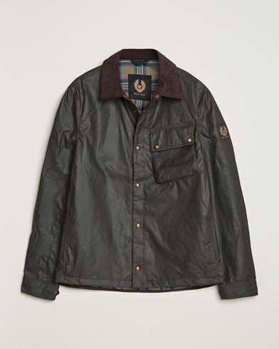 Belstaff Ground Wax Jacket Faded Olive – Verde