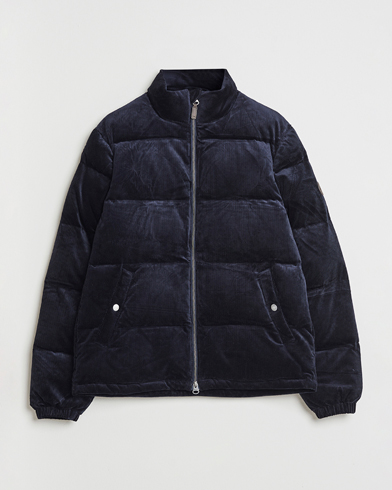 GANT Corduroy Down Puffer Jacker Evening Blue – Blu