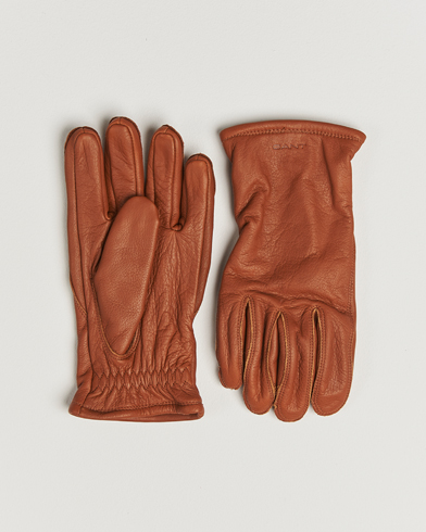 GANT Leather Work Glove Cognac – Marrone