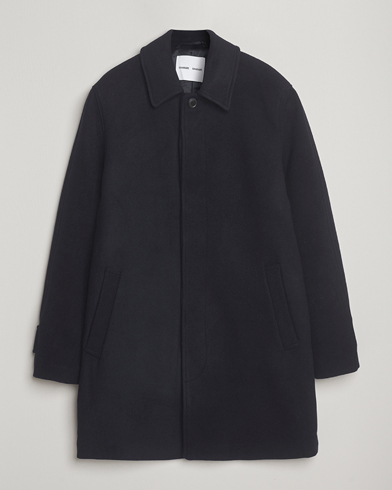 Samsøe Samsøe Labby Wool Coat Salute Navy – Blu
