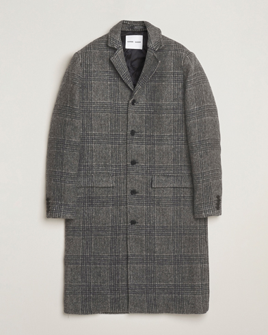 Samsøe Samsøe Tesfa Checked Coat Grey – Grigio