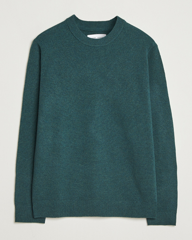 Samsøe Samsøe Isak Knitted Crew Neck Green Gables – Verde