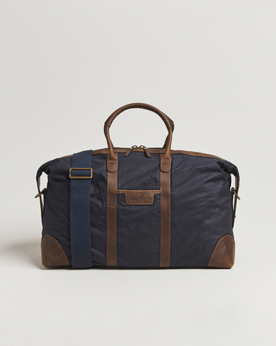 GANT Waxed Cotton Duffle Bag Evening Blue – Blu