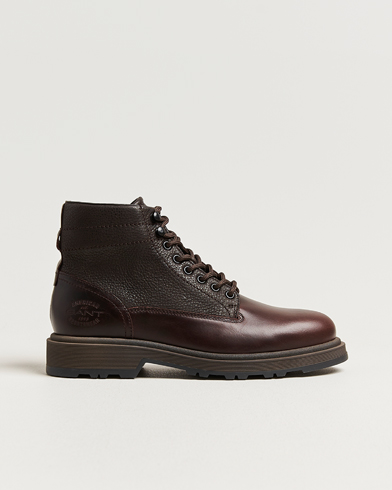 GANT Blisdor Leather Boot Dark Brown – Marrone