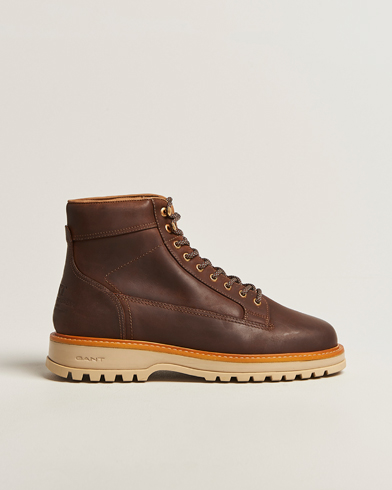 GANT Clafton Felt Lined Rough Leather Boot Tan – Marrone